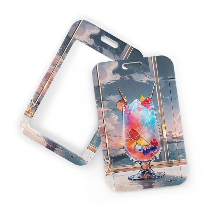 Wholesale NO MOQ Student Id Card Holder Custom Printed Logo Lanyard Plastic Id Holder