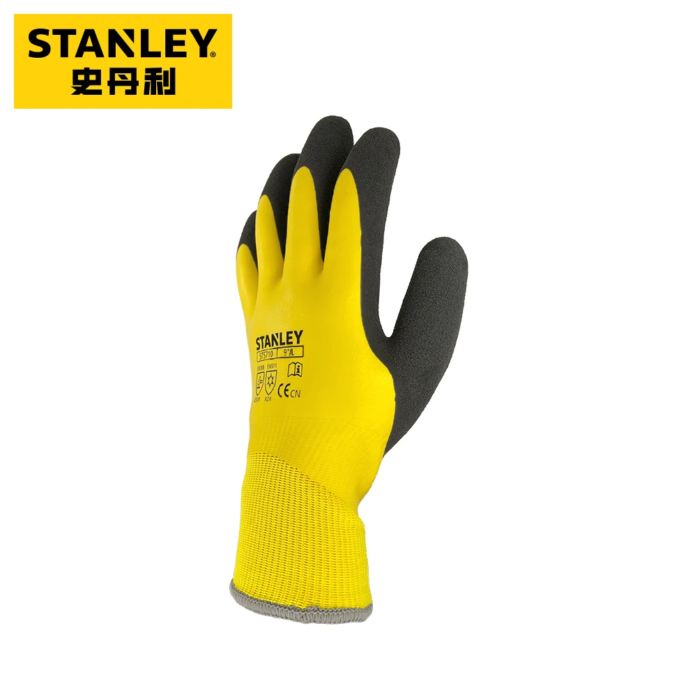 Double Layer Full Latex Coating Anti-slip Abrasion and Tear Resistant Cold Resistant and Warm Keeping For Outwork