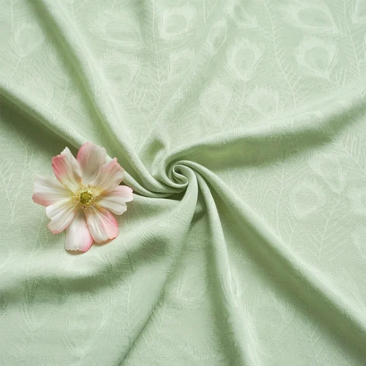 Hot sale multi color textile material jacquard custom apparel fabric rayon for home textile