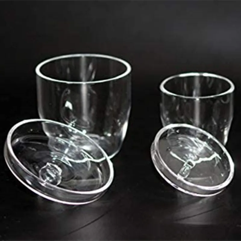 Laboratory Custom Transparent No Airline Surface Fused Quartz Glass Crucible Melting Vessel Wholesale