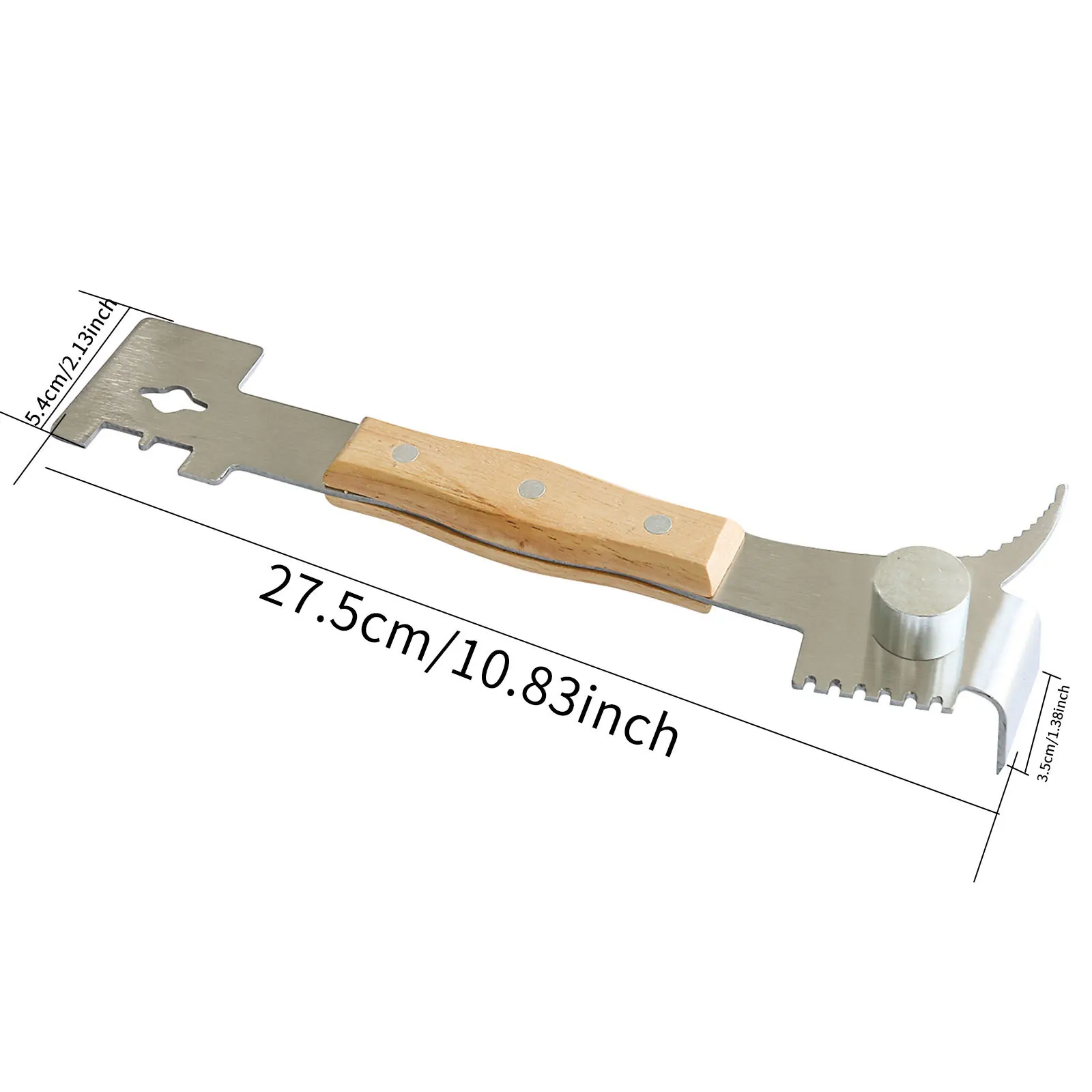 1PC Stainless Steel Bee Hive Frame Lifter Honey Scraper Beekeeping Equipment Supplies for Beekeepers