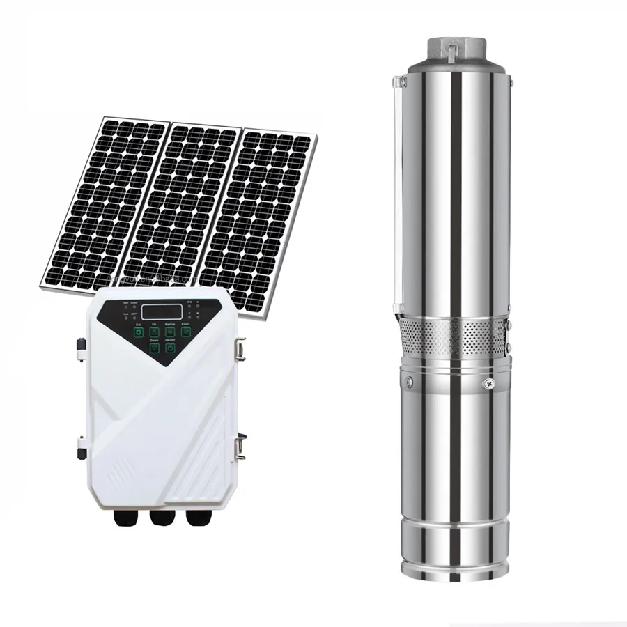Longvolt высокоэффективный заводской 200 Вт 300 400 DC Солнечный погружной насос для