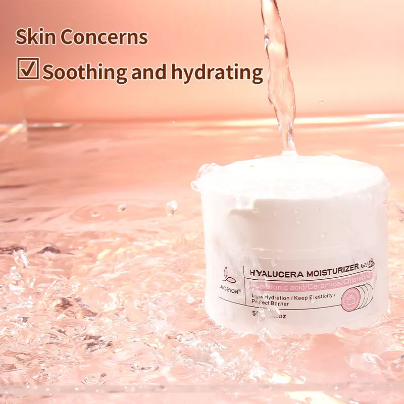 Private Label Cream Whiten And Moisturizing For Oily Skin Anti Aging/Ceramide Moisturizer Gel Hyaluronic Acid Cream