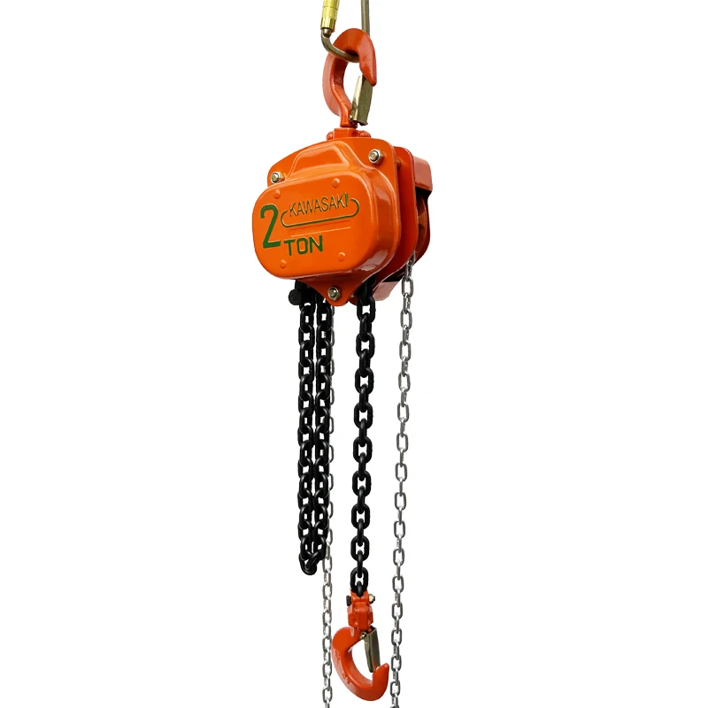 safety and high quality hand chain hoist VC 2 Ton manual chain hoist 1 Ton KAWASAKI chain block for lifting