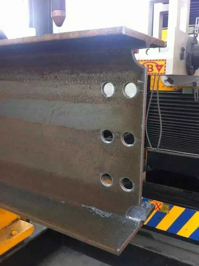 H beam processing machinery cnc plasma and oxy cutting robot // profile steel cutter