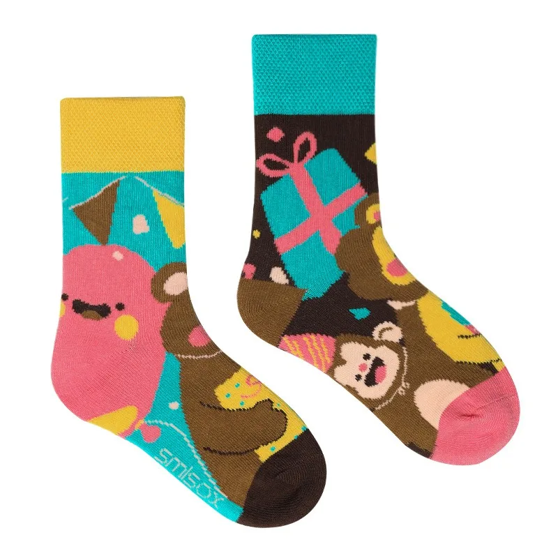 custom cute girl boy cotton socks colourful horse riding custom kids socks teen boy child tube socks