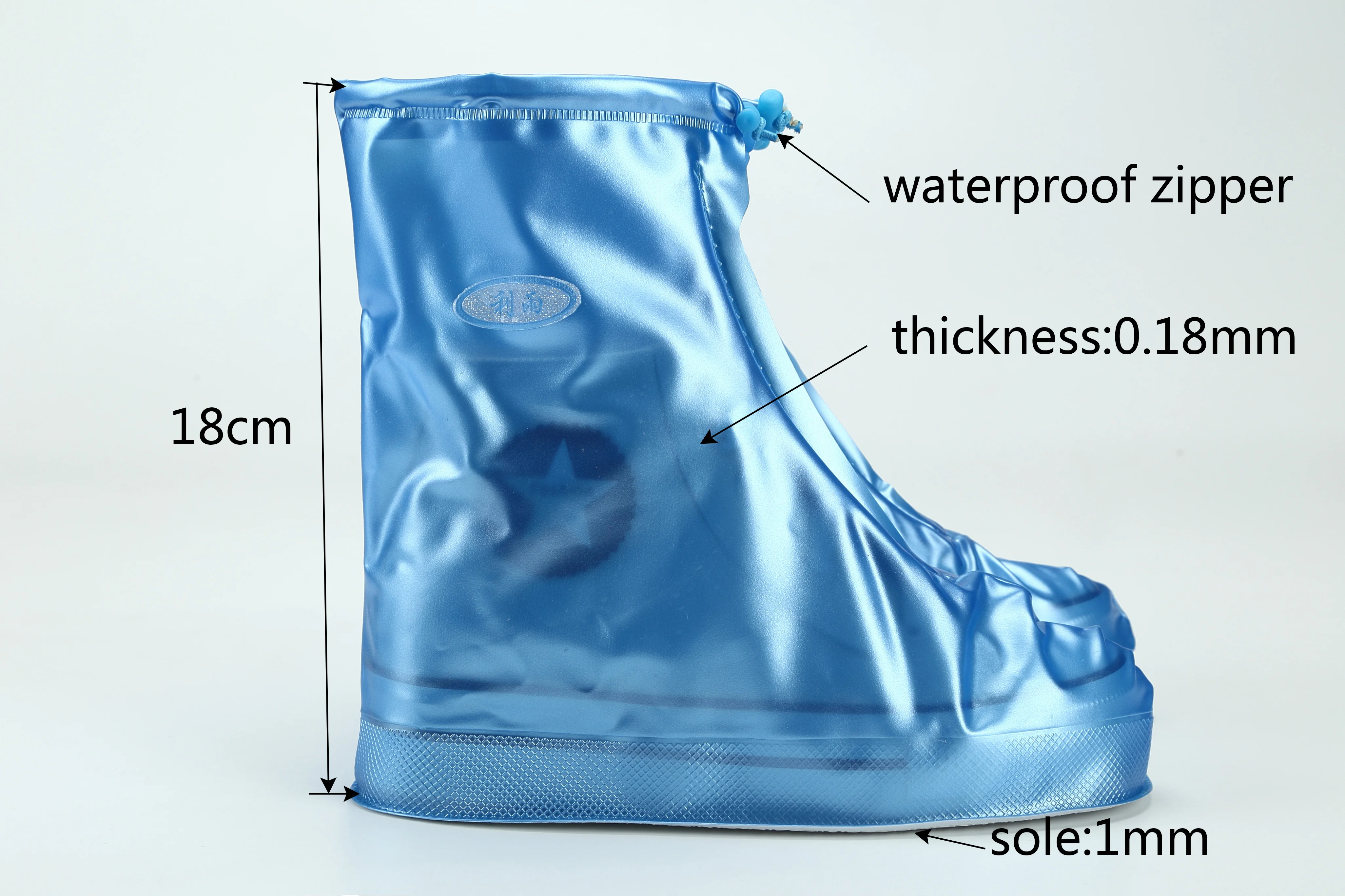 
Hot quality running PVC sneaker reusable non slip sole black transparent men plastic cycling rain waterproof shoe cover for sale 