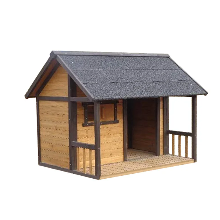 High Quality Wooden Outdoor Cat Shelter Dog House Large Fir Wood Dog Kennel