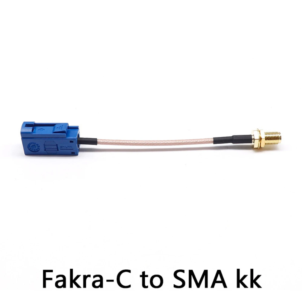 Fakra-C Female Head To SMA Female Head Blue C-Type Connector Adapter Cable GPS Antenna Cable RG316