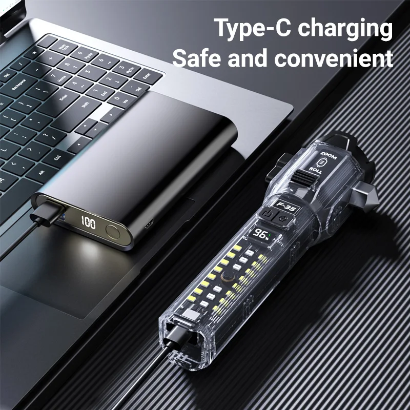 Long distance flashlight custom logo handheld rechargeable torch flashlights