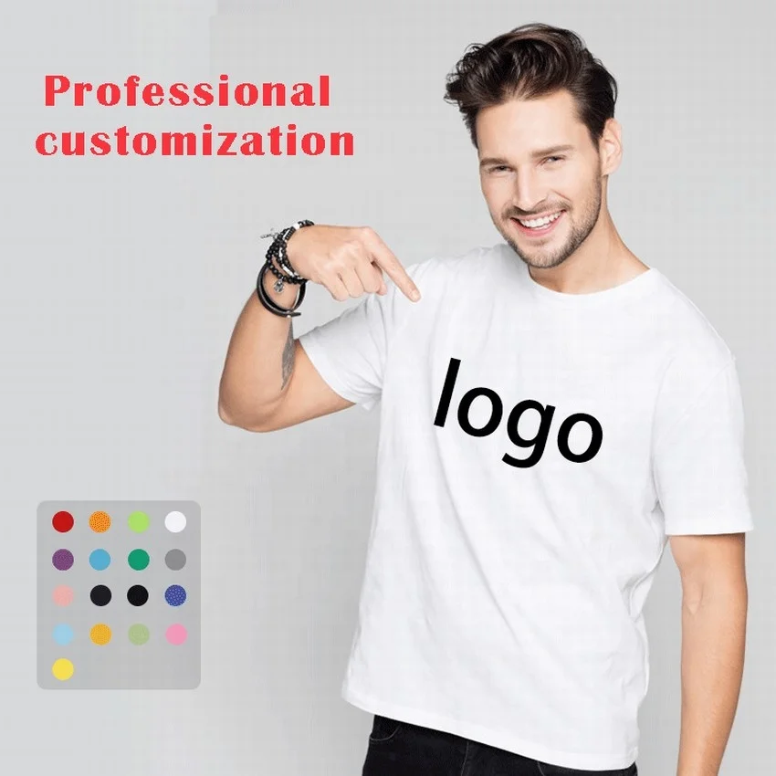 Good quality customized logo oversize oem custom unisex cotton t shirt