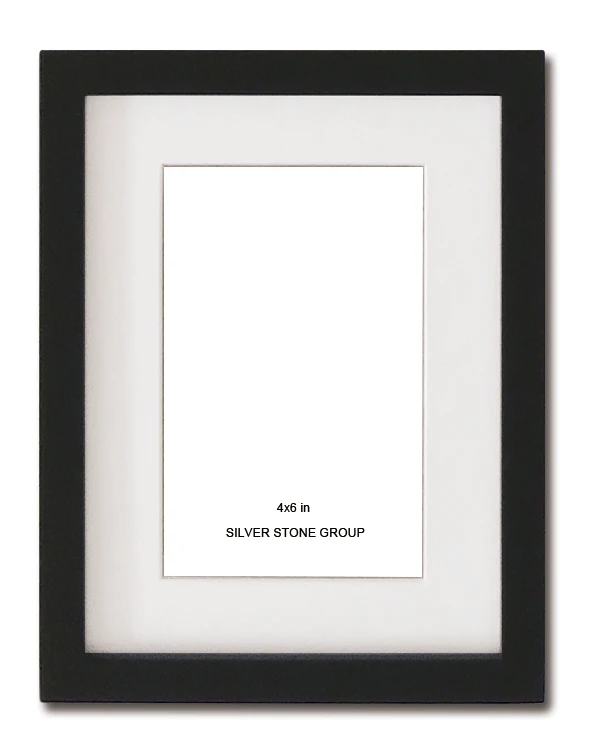A4 Family style black wooden picture 8x10 photo  frames