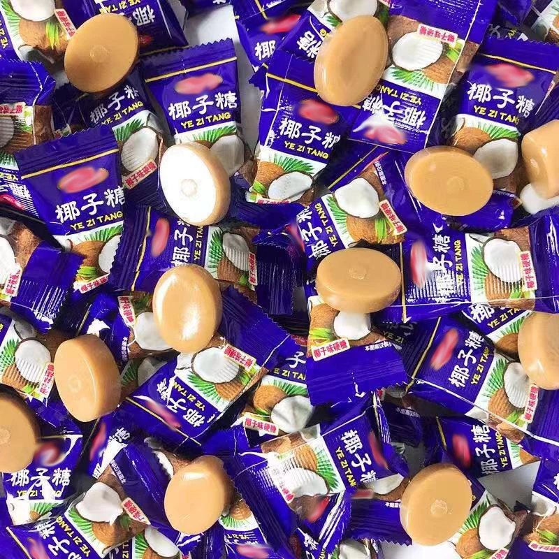 Coconut flavored hard candies bulk casual candy dulces de