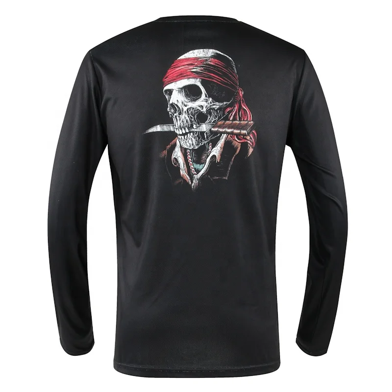 QingLongLin Novelty Graphic Tees Crew Neck Mens Casual Shirts Long Sleeves Street Hip Pop 3D Printed T Shirt Men