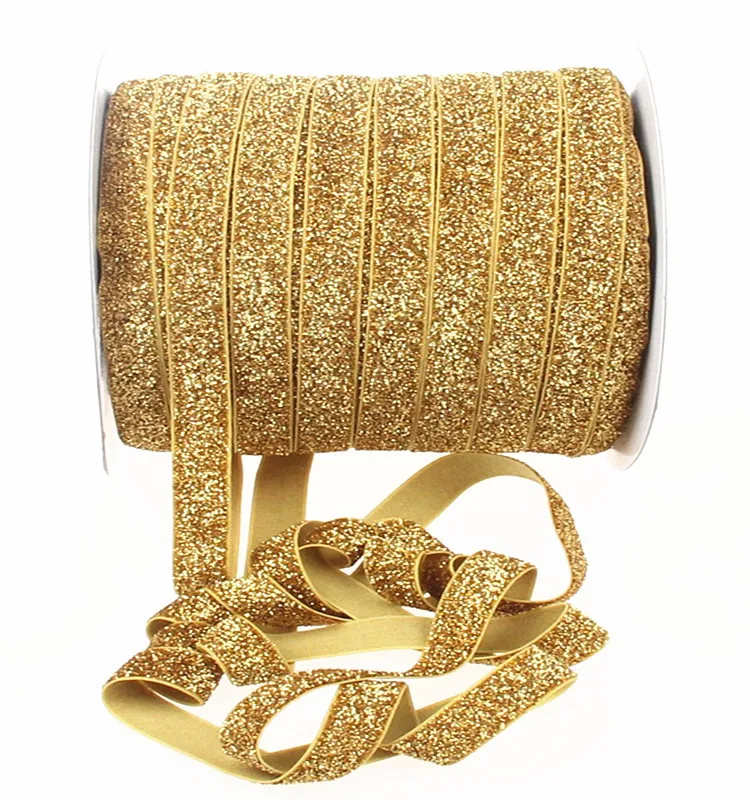 custom logo10 mm to 50 mm Christmas wired webbing gold silver shinning metallic velvet ribbon trim for gift packing decorative