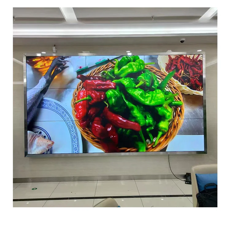 46/49/55/65inch LCD Commercial Digital Advertising Player Full HD Wifi LCD Video Wall high brightness display lcd video wall