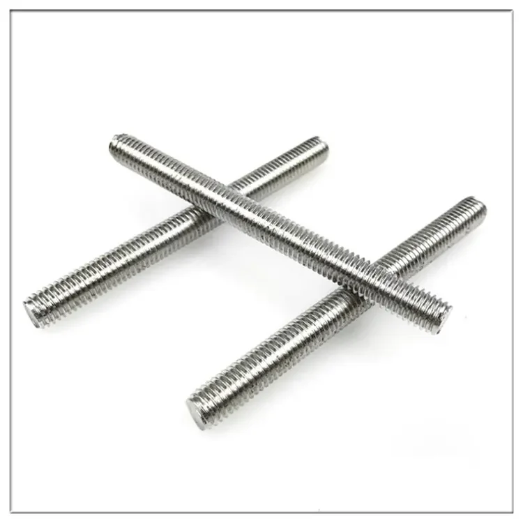 DIN 975 DIN976 INCONEL 625 600 601 718 X750 X-750 right nickel full/half thread rod stud bolt cw 2nut washer