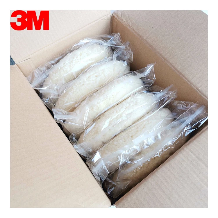 3M 05701 Superbuff Automotive Wool 9Inch Double Sided Compounding Balls Polishing Buffing Pads