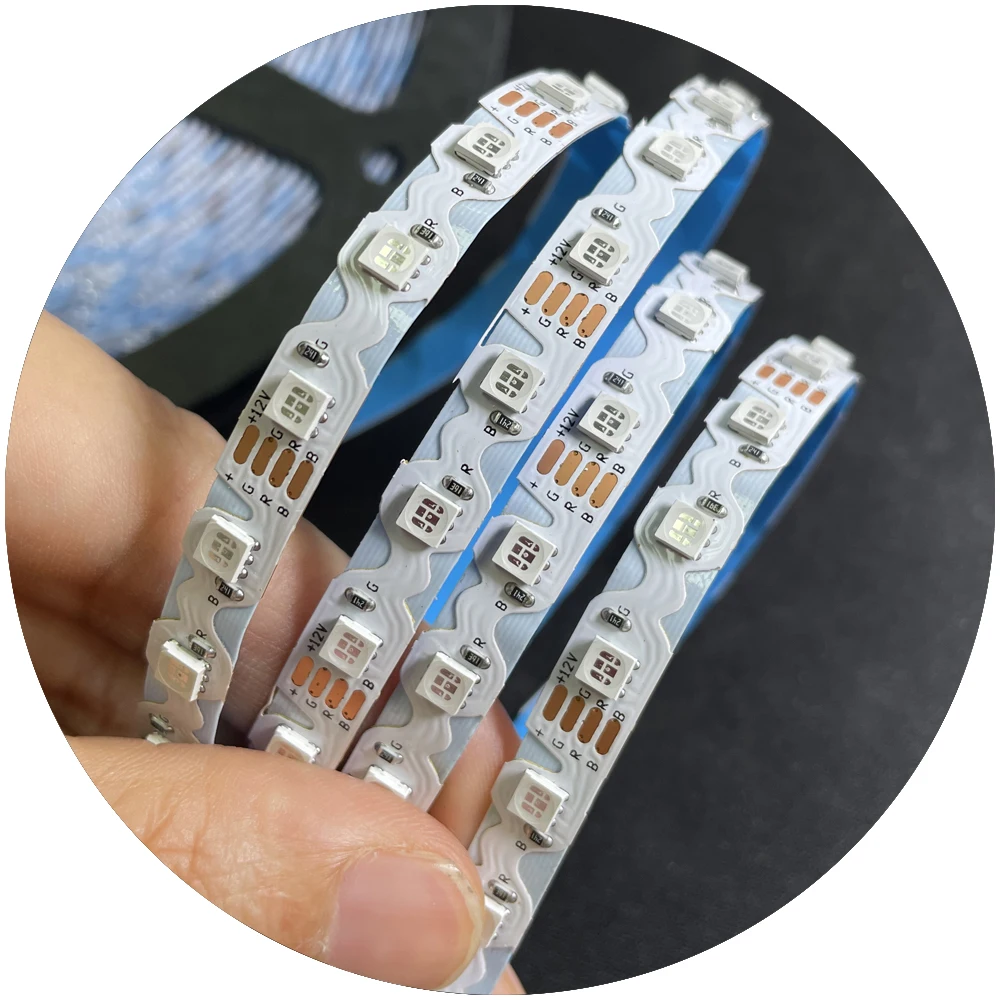 zigzag s shape bendable smd3838 90led/m 18w/m 3led cuttable RGB LED strip work with silicone tube for 2nd gen neon sign