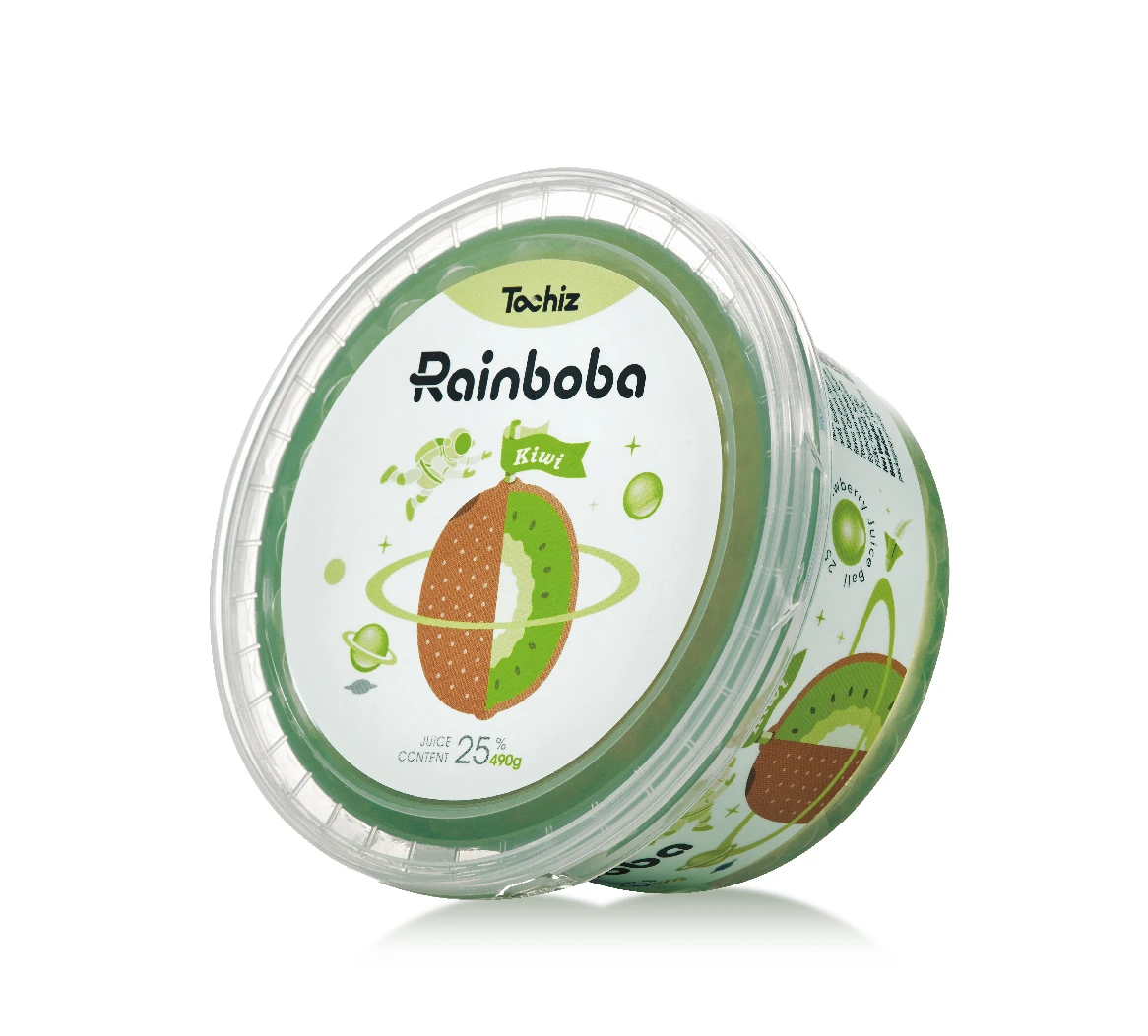Taiwan Brand Factory Direct Sale Good Taste Halal 490G Juice Balls Kiwi Flavor For Bubble Tea
