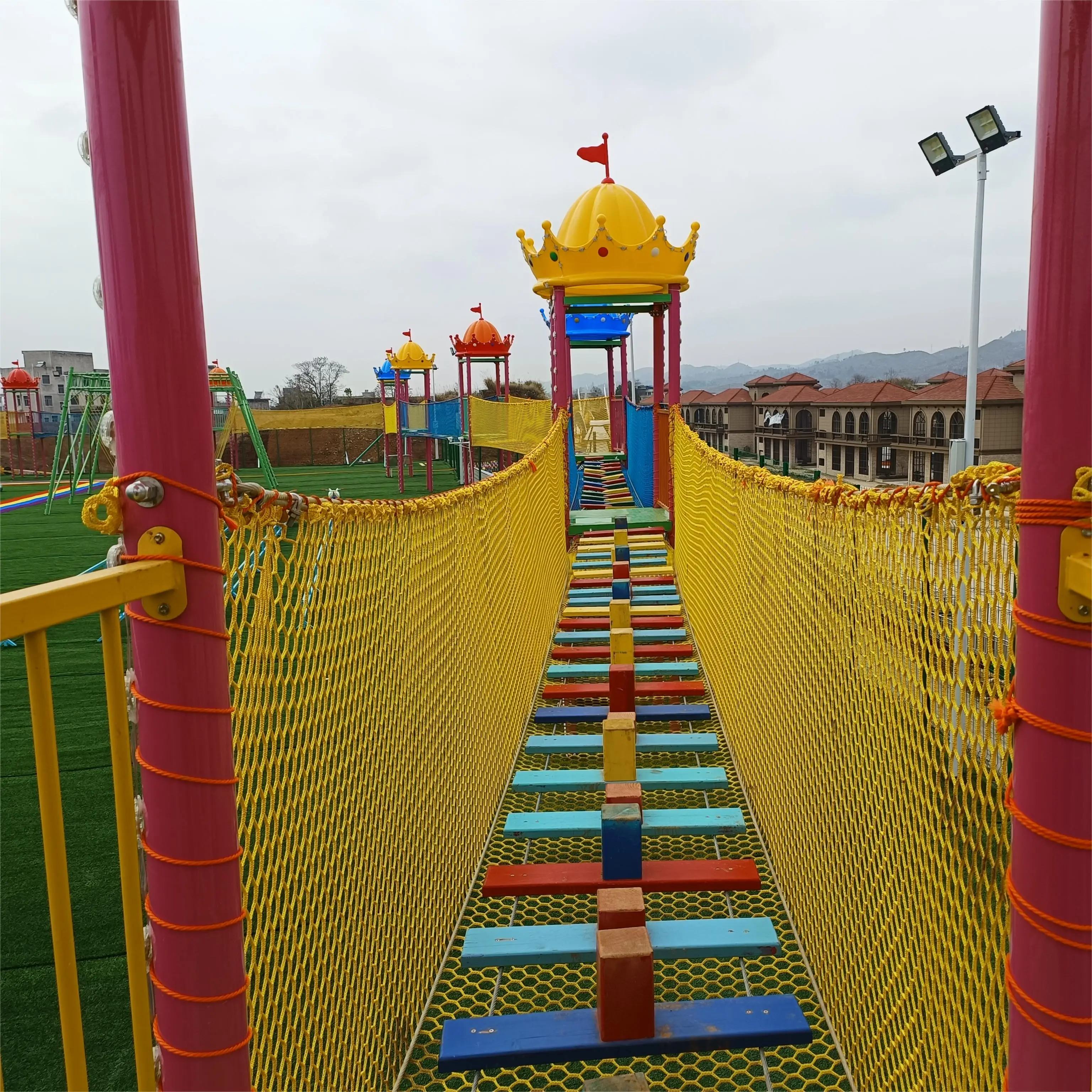 china factory cheap patio swings play ground adventure exciting barriers park swing sets playground outdoor kids
