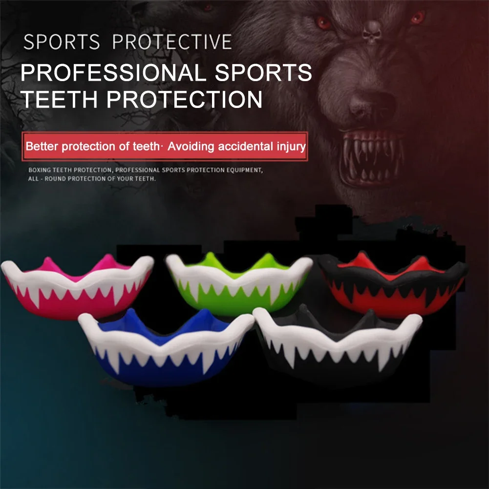 Custom Logo EVA Mouth Guard for Kids and Adults Teeth Protector for Sports like Rugby Football Martial Arts Thai Boxing