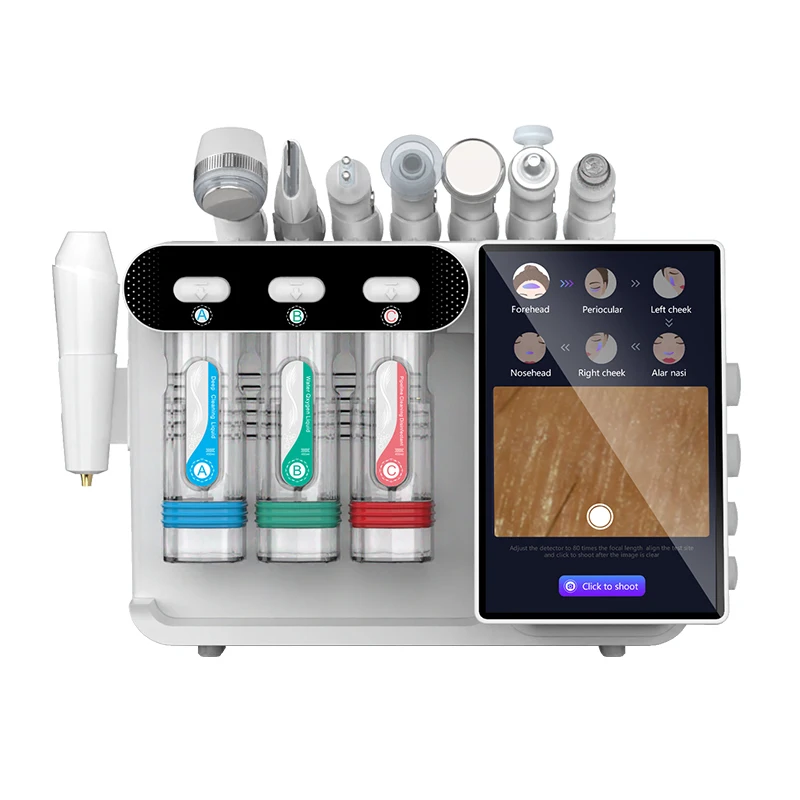 NewFace Manufacturer Hydradermabrasion Hydro Machine Skin Oxygen Jet Water Peel 8 IN 1 Spa Beauty Salon Best Facial Equipment