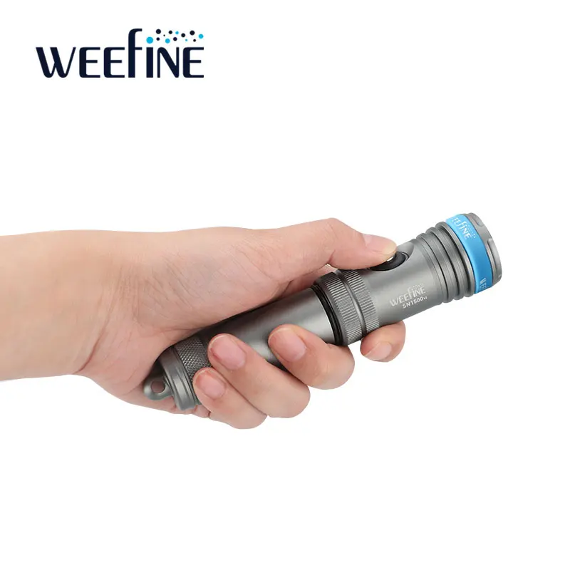 WEEFINE WF100 Diving Gear SN1500V2  dive spotlight with USB charger for scuba  professional focus Diving flashlight
