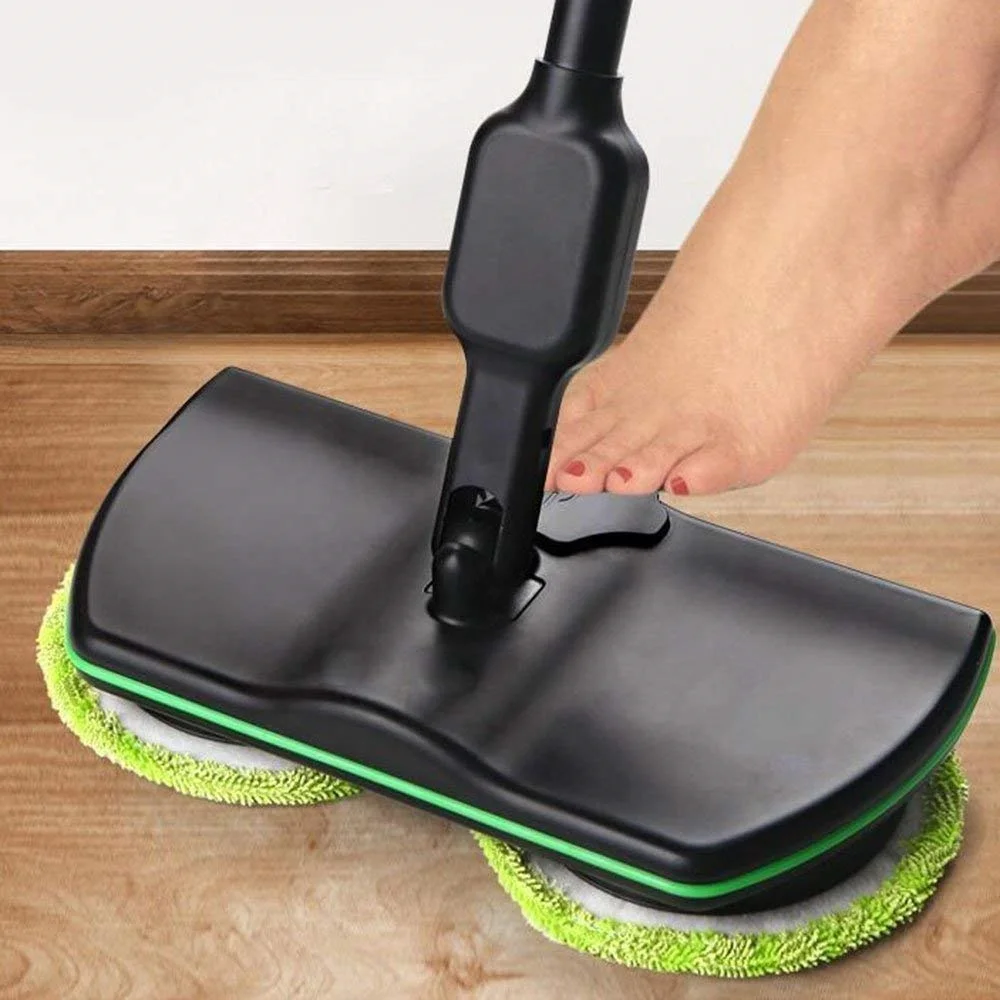 Rechargeable Cordless Floor Cleaner Spin Scrubber Polisher Mop