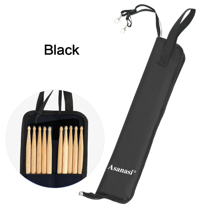 Drum Stick Case Drum Accessories, Drum Stick Holder for Mallets for Storage Hanging Bag Portable Drumstick Bag
