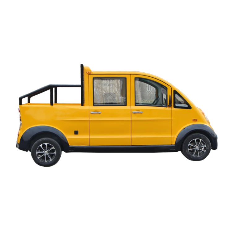 Electric Pickup Sightseeing Vehicle Scenic Sightseeing Electric Pickup Patrol Car Double Rows Of Electric Cargo Truck