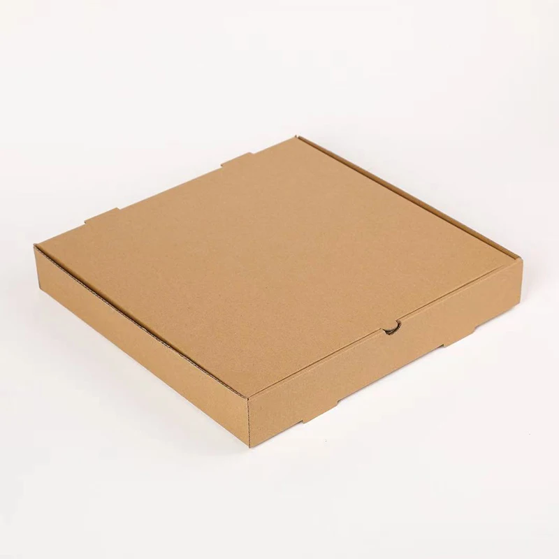 Kingwin Various Sizes Custom Cheap Pizza Packaging Box With Logo Corrugated Custom Pizza Box Wholesale Box For Pizza