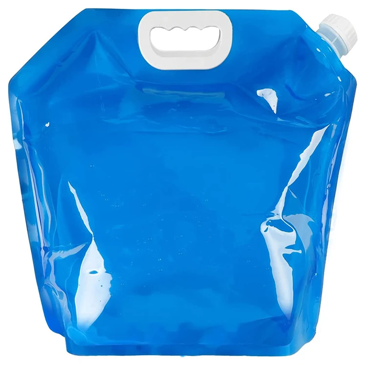 5l Outdoor Camping Travel Sports Water-tap Folding Plastic Packaging Sachets Drinking Water Bag