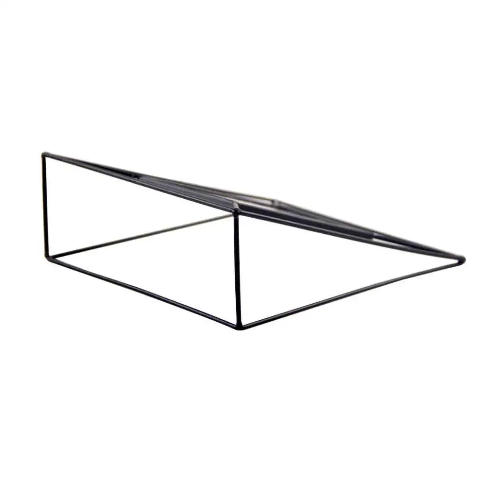 Cheap price black iron wire metal rectangle decoration table picture photo frame for home decor