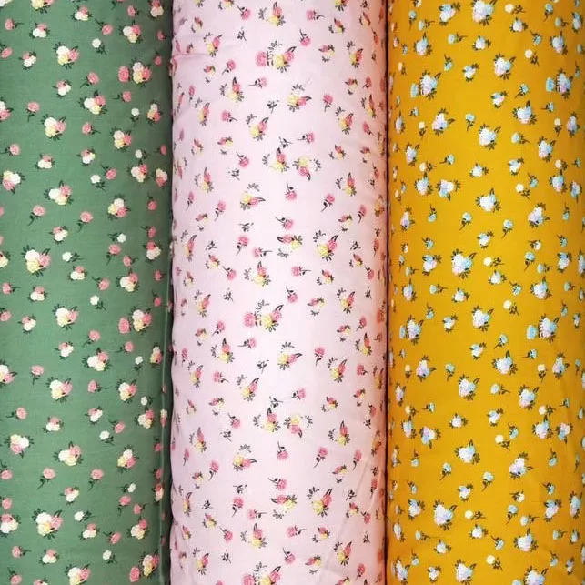 Factory outlet viscose fabric rayon viscose fabric Rayon fabric with printing