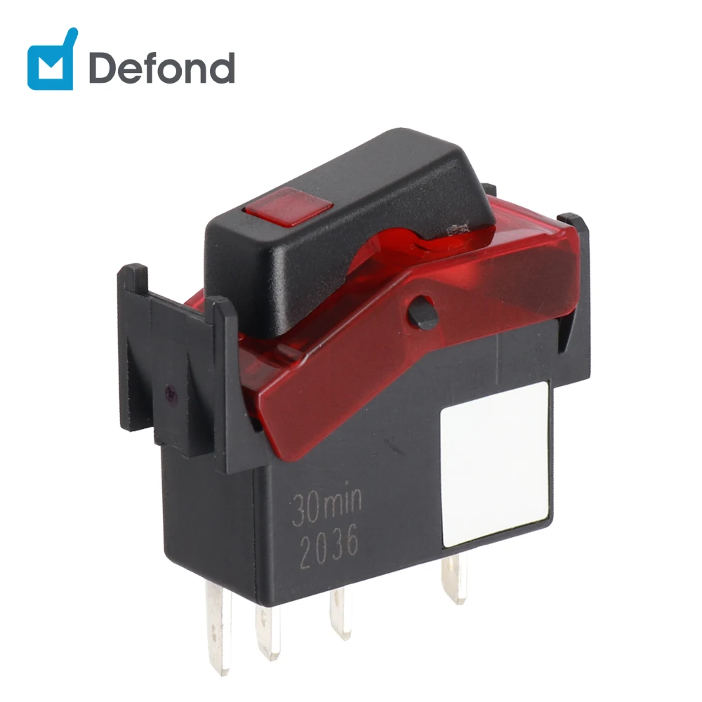Defond SPST 12A 250VAC TRA-1112-T-AAA21-01B Rocker Switch