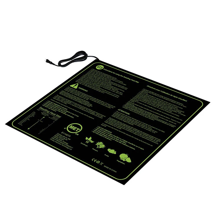 Manufacturer Wholesale Waterproof Greenhouse Germination Heating Mats For Starting Seeds