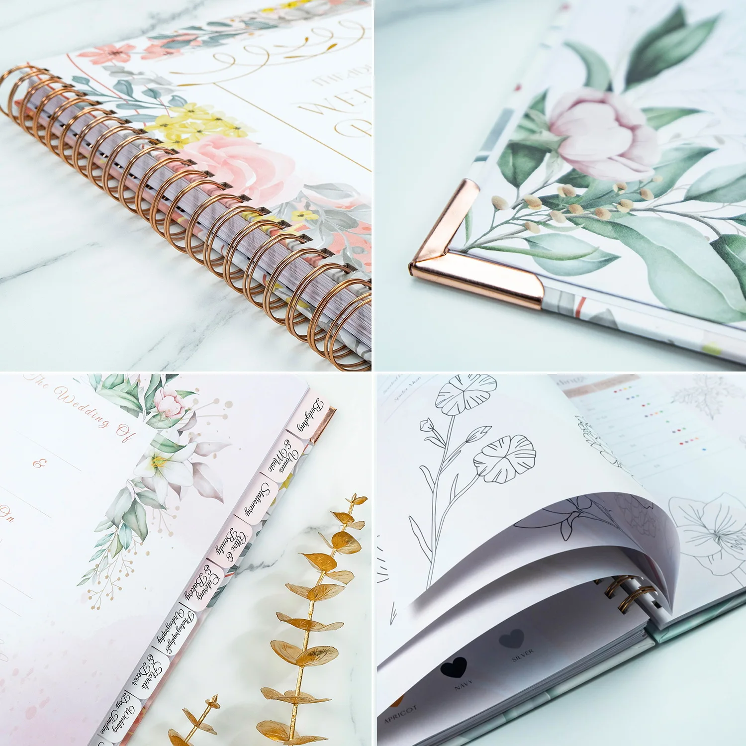 Custom printing 2022-2023 hardcover A5 spiral paper notebook diary journal agenda planner notebook