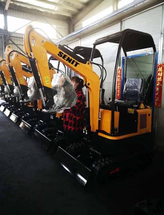 Chinese small hydraulic digger 1 ton mini excavator