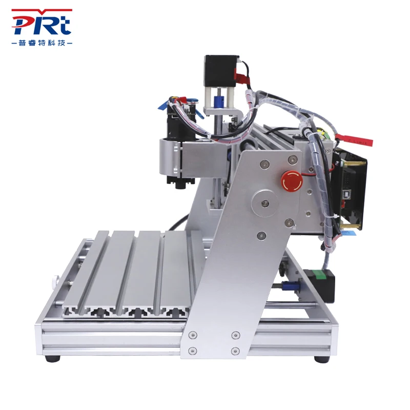 PURUITEKEJI алюминий CNC 3018 pro Новый гравировальный станок маршрутизатор для дерева ПВХ бамбука MDF