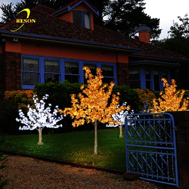 Wholesale PVC LED Tree Maple Leaf Lights IP65 Rated for Outdoor Christmas Landscape Wedding Home Decoration