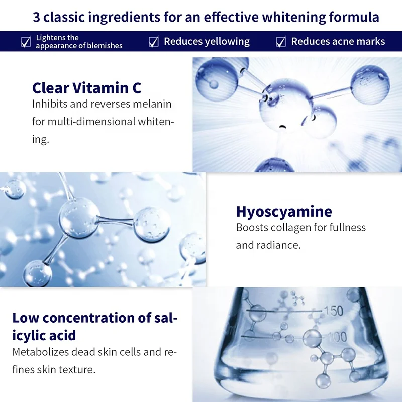 Wholesale 30ml Organic Face Skin Care Corrector Serum Clearly Corrective Dark Spot Solution