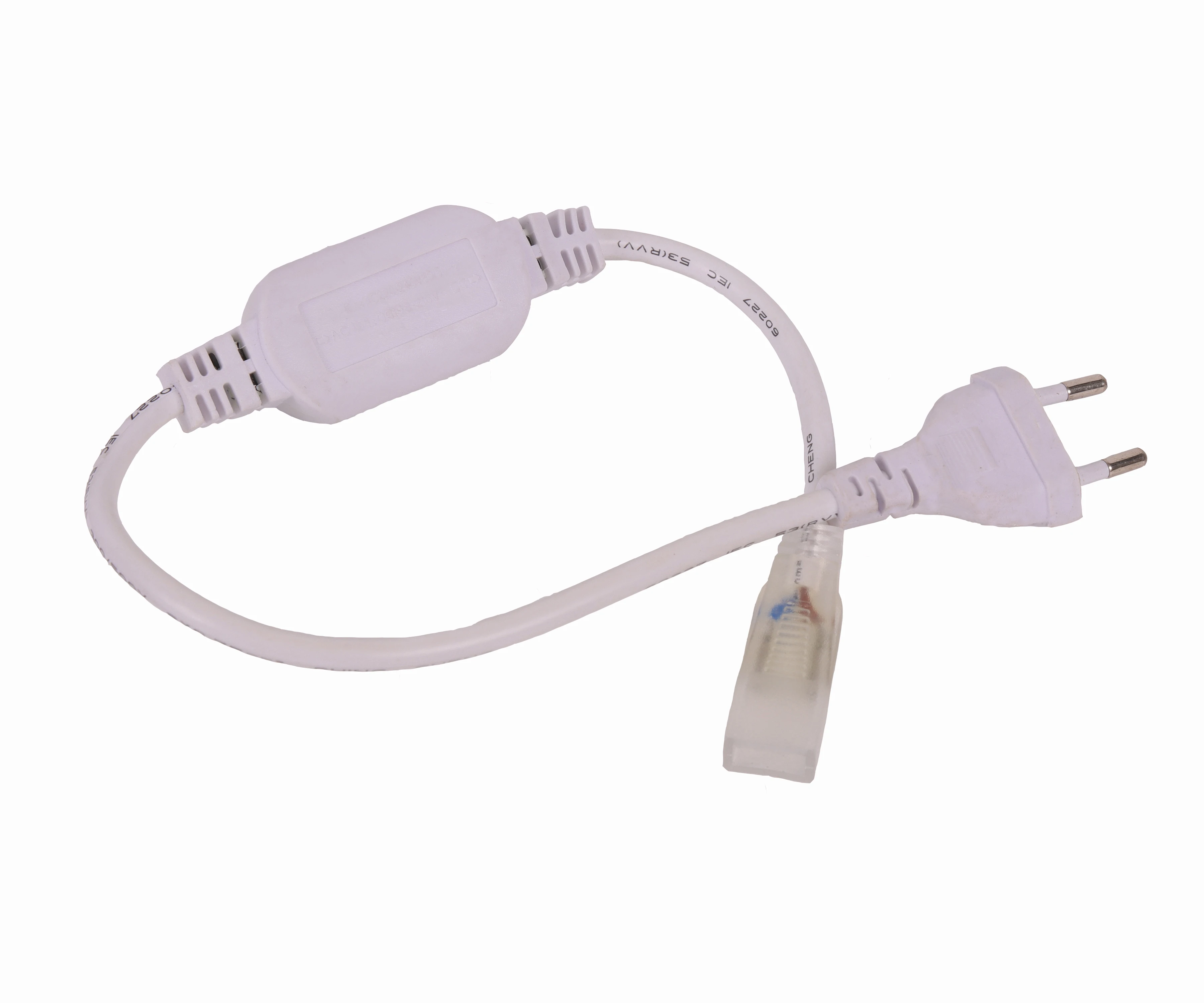 220V 110V Ac constant voltage driver End plug of high voltage lamp bar fastening buckle power cord with plug in light