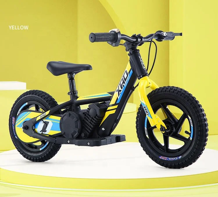 OEM ODM Nice Quality 80W 2 Wheels Fat Tire 12 Inch 16 Inch Electric Kids Bike Motorcycle Children