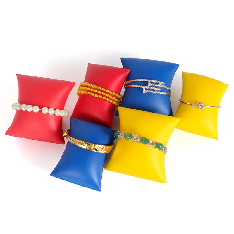 Pillow Bracelet Watch Bangle Jewelry Display Stand Set
