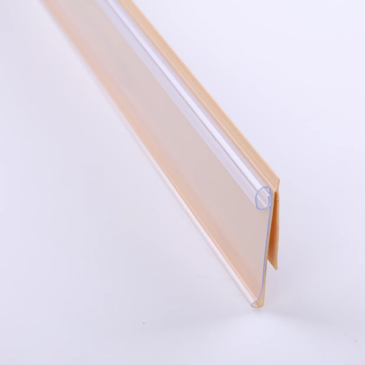 Пластиковая Экструзионная ПВХ Пластиковая полка Пластиковая полоса канала для супермаркета полка