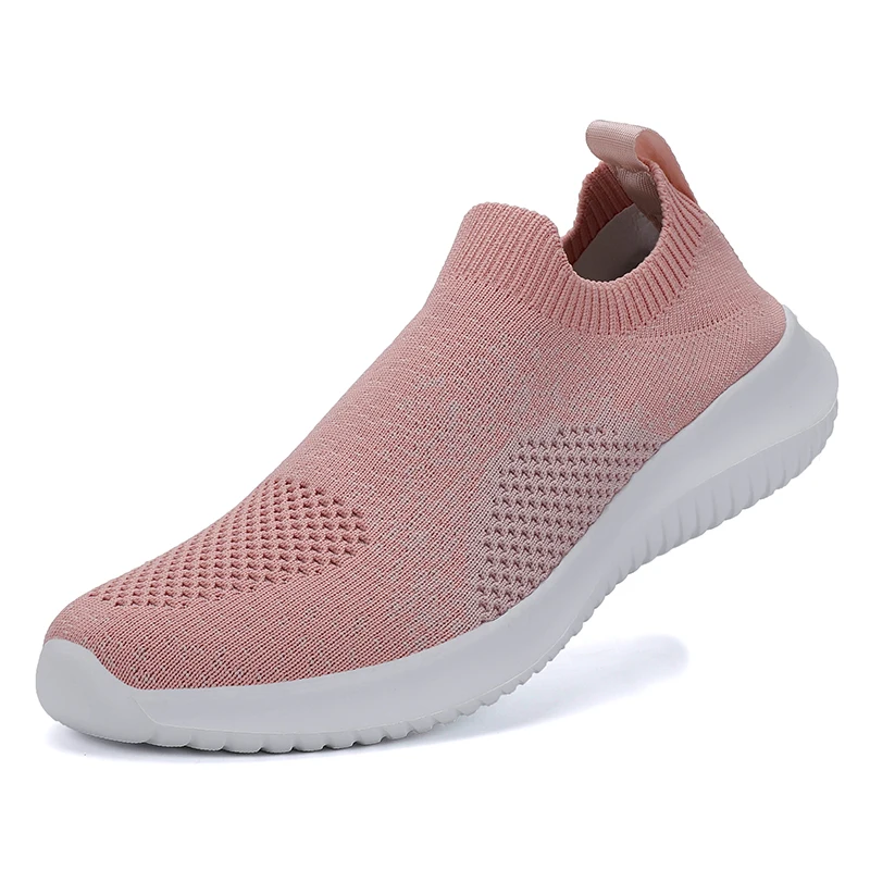 Женская обувь, Новое поступление, лето 2019, без бренда, Женская прогулочная теннисная обувь, легкие атлетические повседневные спортивные кроссовки без шнуровки