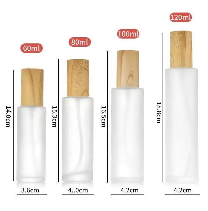 Frosted Glass Roll On Bottles Essential Oil Spray Bottles With Eye Dropper And Bamboo Lids Perfume Sample Bottles