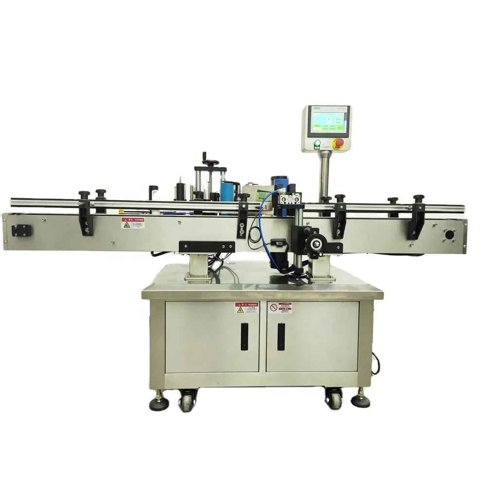 single-side labeling machine makeup private label lip gloss labeling machine