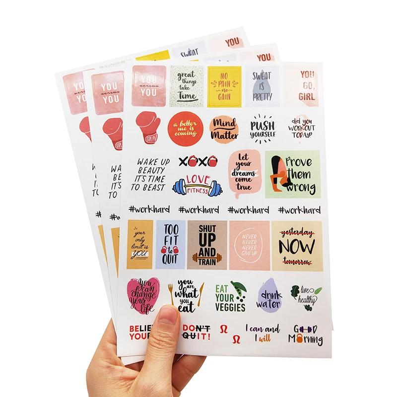 Custom Transparent Waterproof Plastic Vinyl Kiss Cut Label Stickers